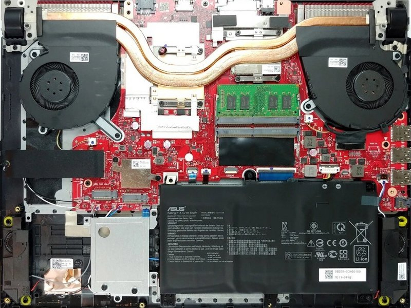 Internal Photo of Asus ROG Strix G531 GL531 G532 G512 G712 G731 GL731 G732 PX531G CPU Fan original 12V (ASUS G512)